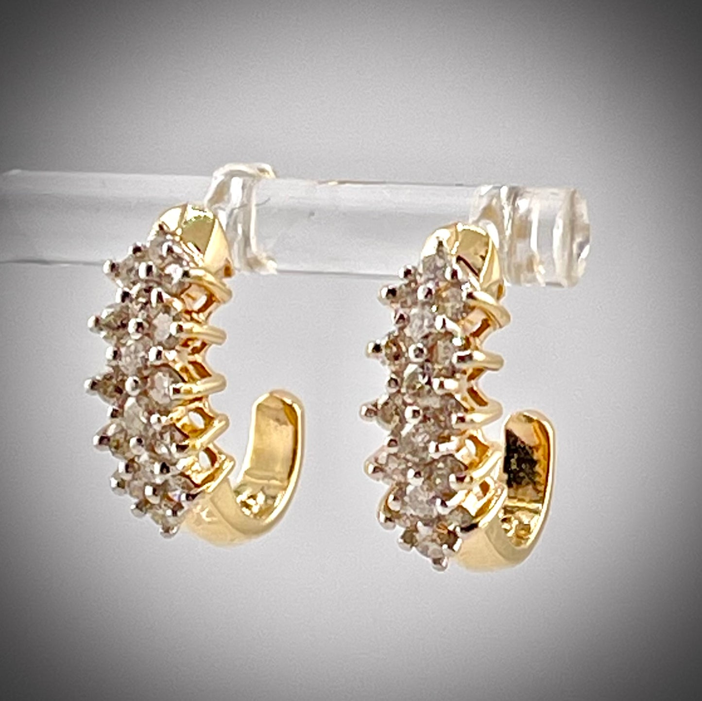 14k Diamond Earrings
